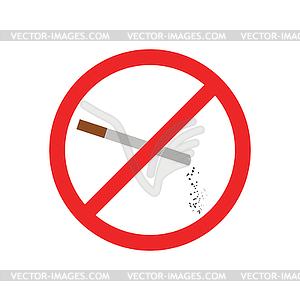 No smoking icon - vector image