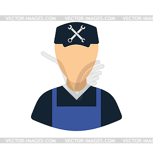 Car mechanic icon - vector clipart / vector image