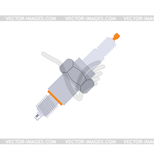 Значок свечи зажигания - цветной векторный клипарт