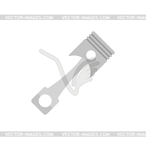 Car motor piston icon - vector clipart