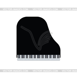 Grand piano icon - vector clipart