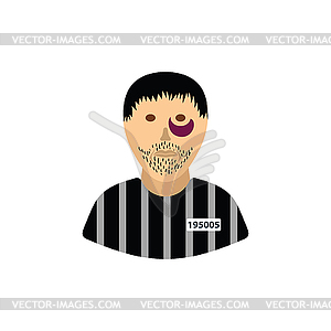 Prisoner icon - vector image