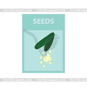 Seed pack icon - vector clipart