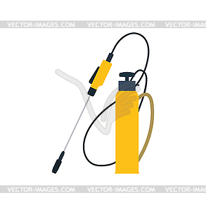 Garden sprayer icon - color vector clipart