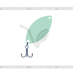 Icon of Fishing spoon - vector clipart
