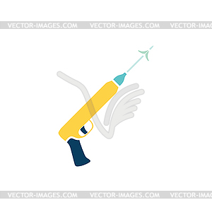 Icon of Fishing speargun - vector image