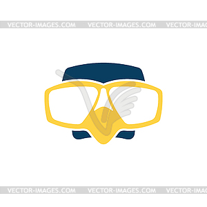 Icon of scuba mask - vector clipart