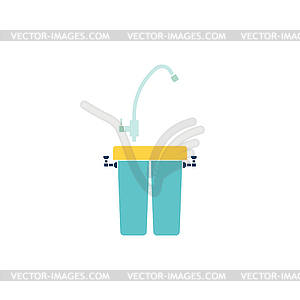 Water filter icon - vector image