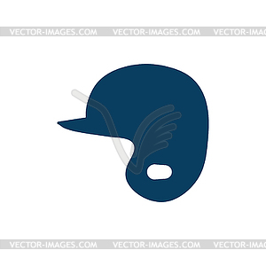 Baseball helmet icon - vector image