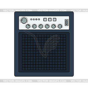 Audio monitor icon - vector image