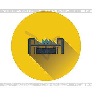 Gas burner icon - vector clipart