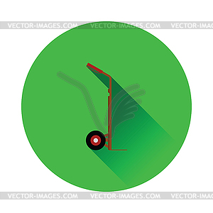 Warehouse trolley icon - vector image