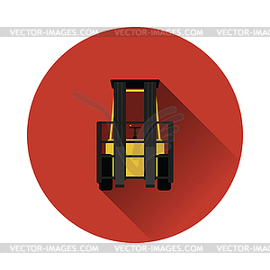 Warehouse forklift icon - stock vector clipart