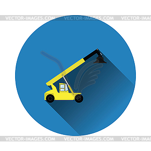 Port loader icon - vector clip art