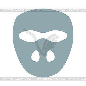 Cricket helmet icon - vector clipart