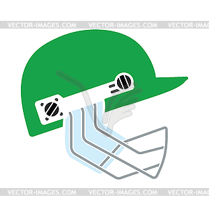 Cricket helmet icon - vector image