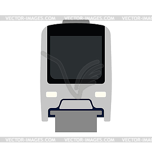 Monorail Icon - royalty-free vector image