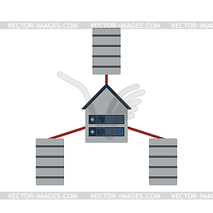 Datacenter Icon - vector image