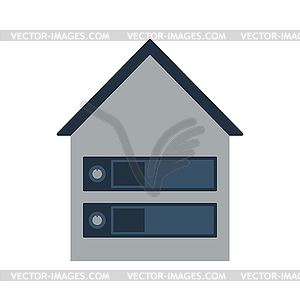 Datacenter Icon - vector clipart