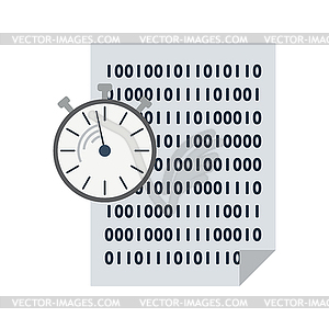 Fast Development Icon - vector clip art