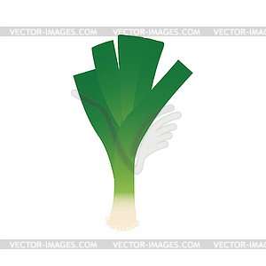 Leek onion icon - vector clipart