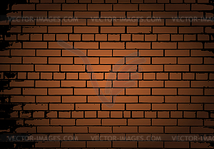 Brick wall - vector clipart