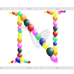 Balloon letter - vector clipart