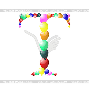 Balloon letter - vector clipart