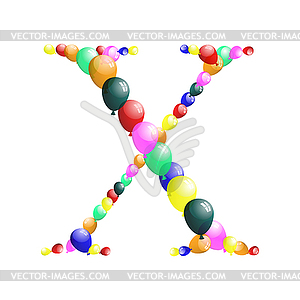 Balloon letter - vector clipart