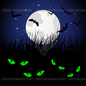 Счастливый Хэллоуин - векторный клипарт / векторное изображение