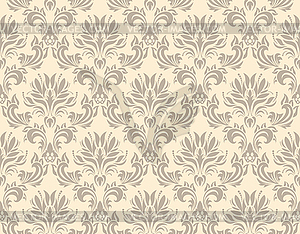 Damask seamless pattern - vector image