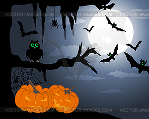 Happy halloween - vector image