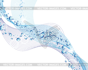 Water ripple background - vector clip art