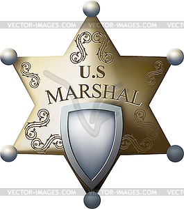 Маршал `ы жетон - изображение в векторном формате