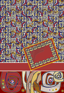 Geometrical background - vector clipart