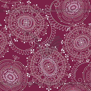 Floral pattern - vector clipart