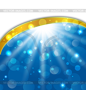 Abstract background with bokeh effect - vector image