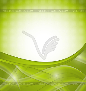 Green nature background, design template - vector clip art