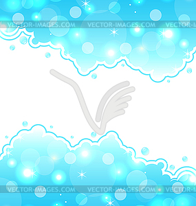 Abstract water card, sea wallpaper - vector image