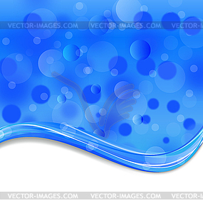 Абстрактные синий фон с световым эффектом - векторный клипарт