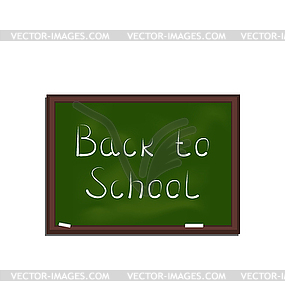 School green board - stock vector clipart