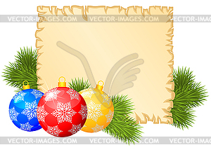 Christmas congratulations background - vector clipart