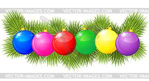 Christmas garland - vector image