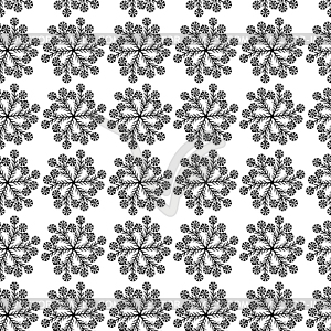 Flower seamless pattern - vector image