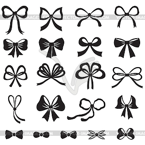 Bow set - vector image