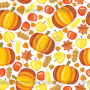 Autumn pattern - vector clipart / vector image