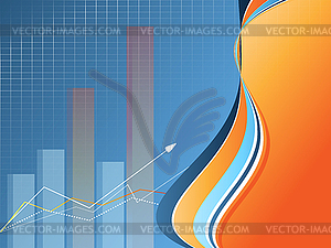 Statistic backdrop. - color vector clipart