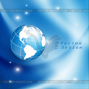 Wavy lines with copy space. - vector clipart / vector image