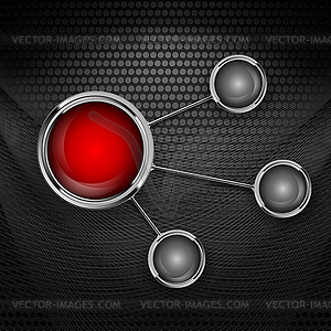 Background with web buttons - vector clip art