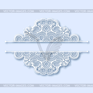 Ornate greeting card, christmas decoration - vector clipart